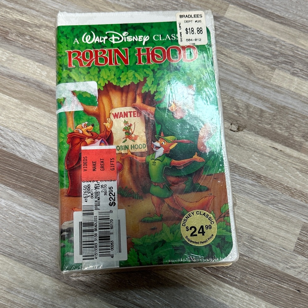 Robin Hood VHS Tape Black Diamond Edition